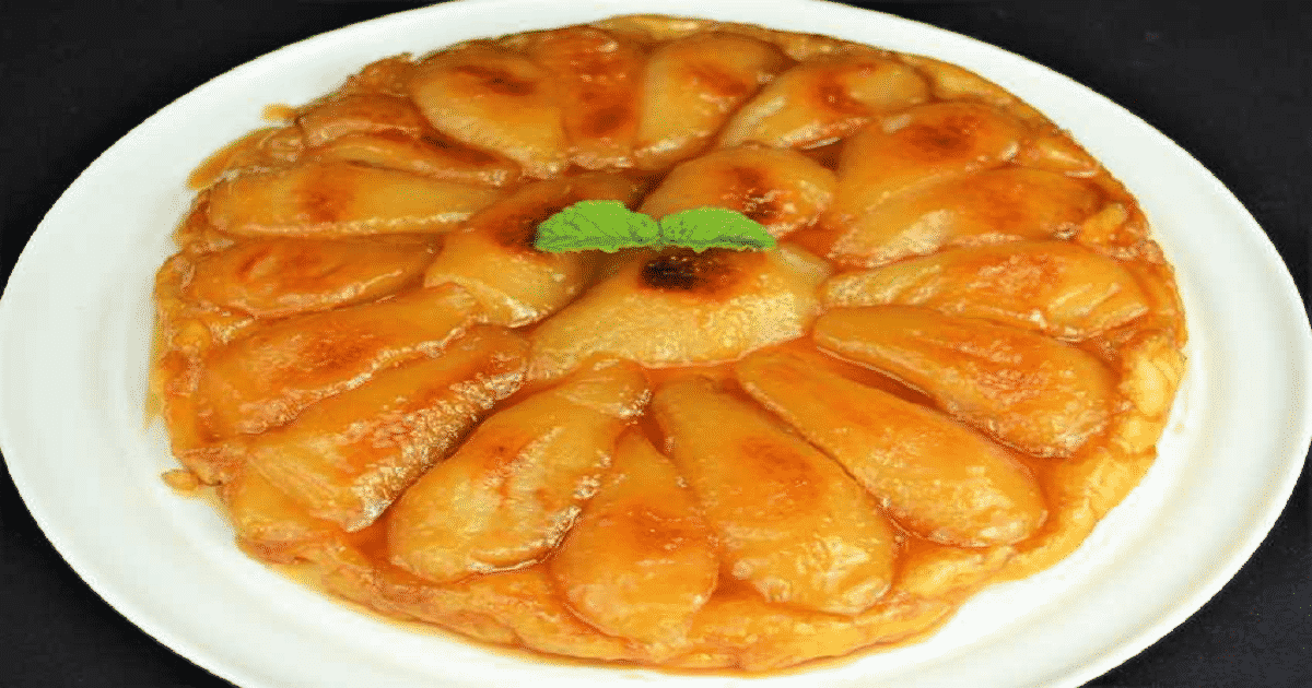 tarta de peras