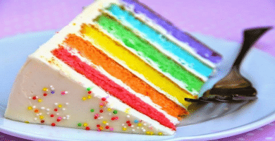 receta torta arcoiris